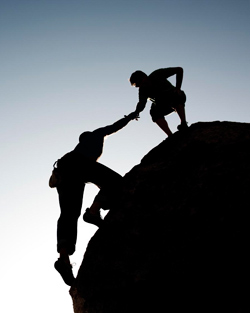 Empowered communication climbers